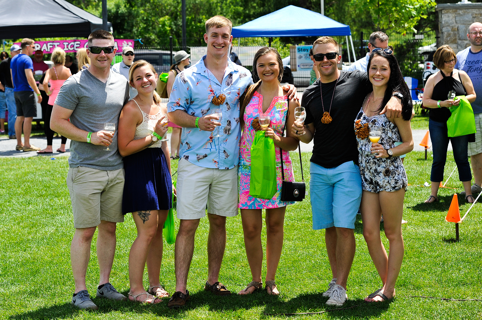Attendees at the Adirondack Wine and Food Festival
